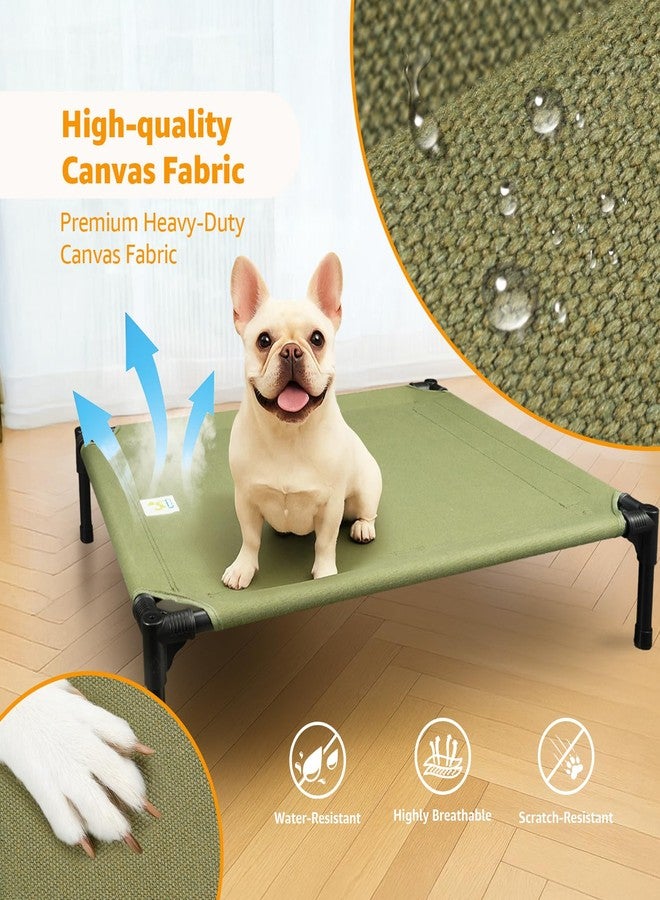 Sytopia Outdoor Raised Dog Cots Bed for Dogs, Medium, Green - Image 2